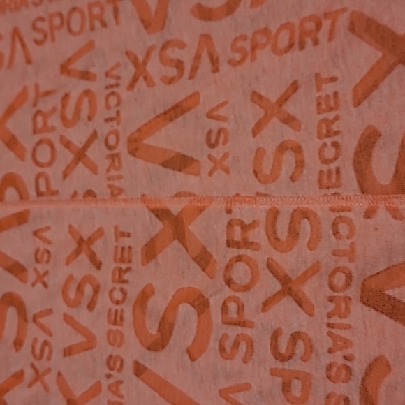 VINTAGE VS VSX SPORT RACERBACK STRAPPY ORANGE LOGO TANK-TOP - Picture 10 of 13